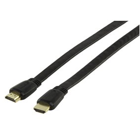 Platte vergulde basic HDMI 1.3 kabel [1,5-2,5m]