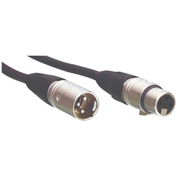 Microfoon kabel NC3MX-NC3FX zwart 3,00 m