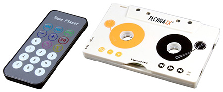 Intens ledematen ruw MP3 speler in cassettebandje vorm ook voor autoradio - Pop Electronics